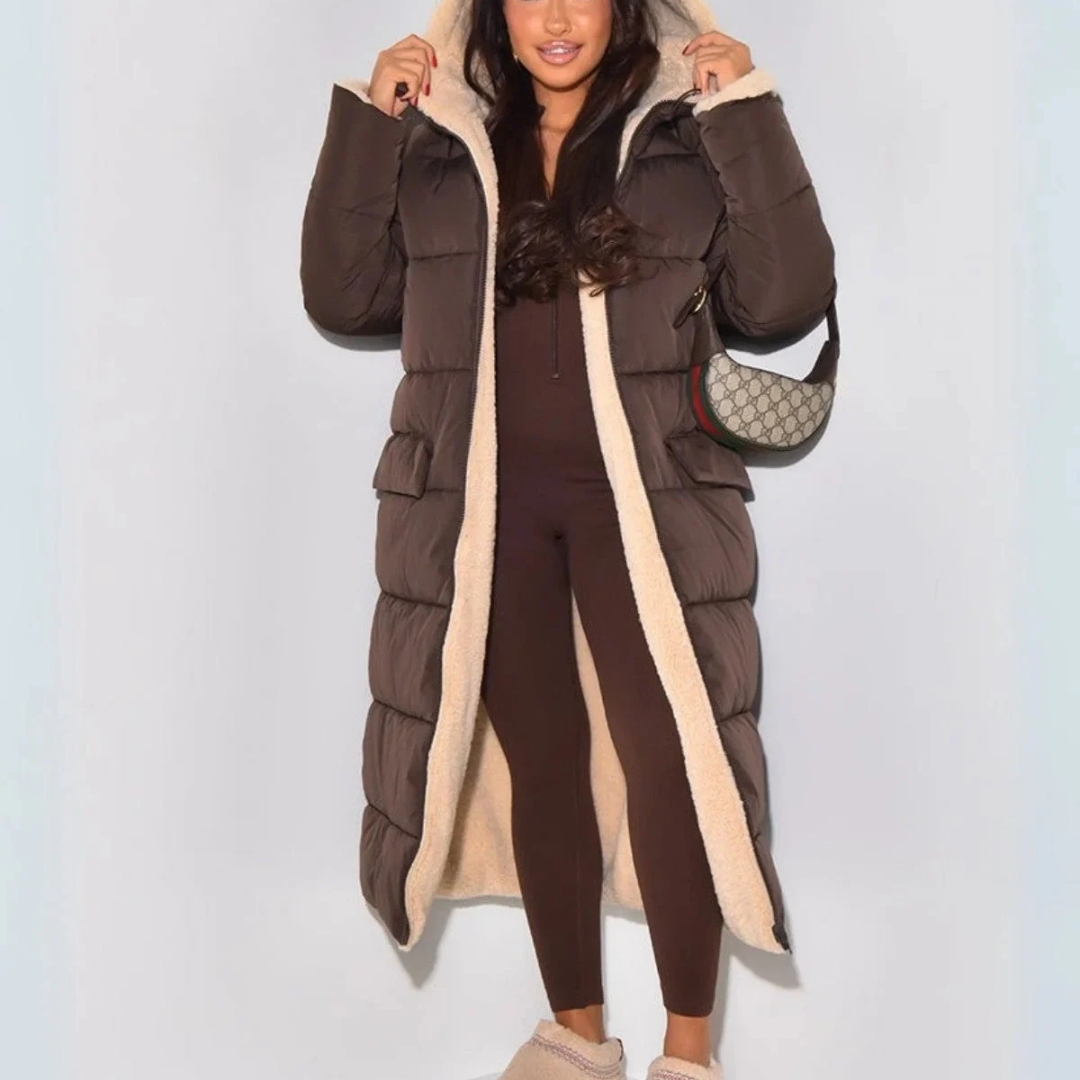 Women's Long Reversible Winter Coat – Limo Atelier
