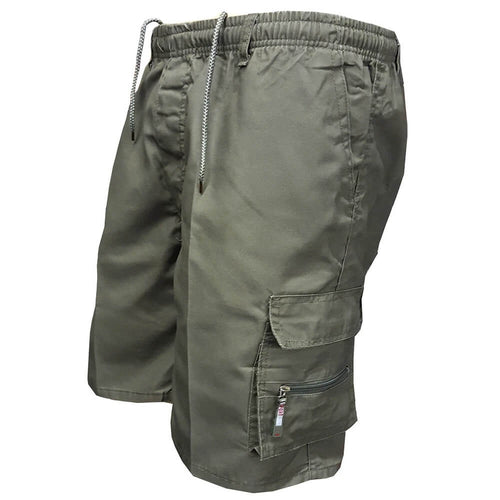 Anders - Shorts med flera fickor i avslappnad stil och bekväm resårmidja