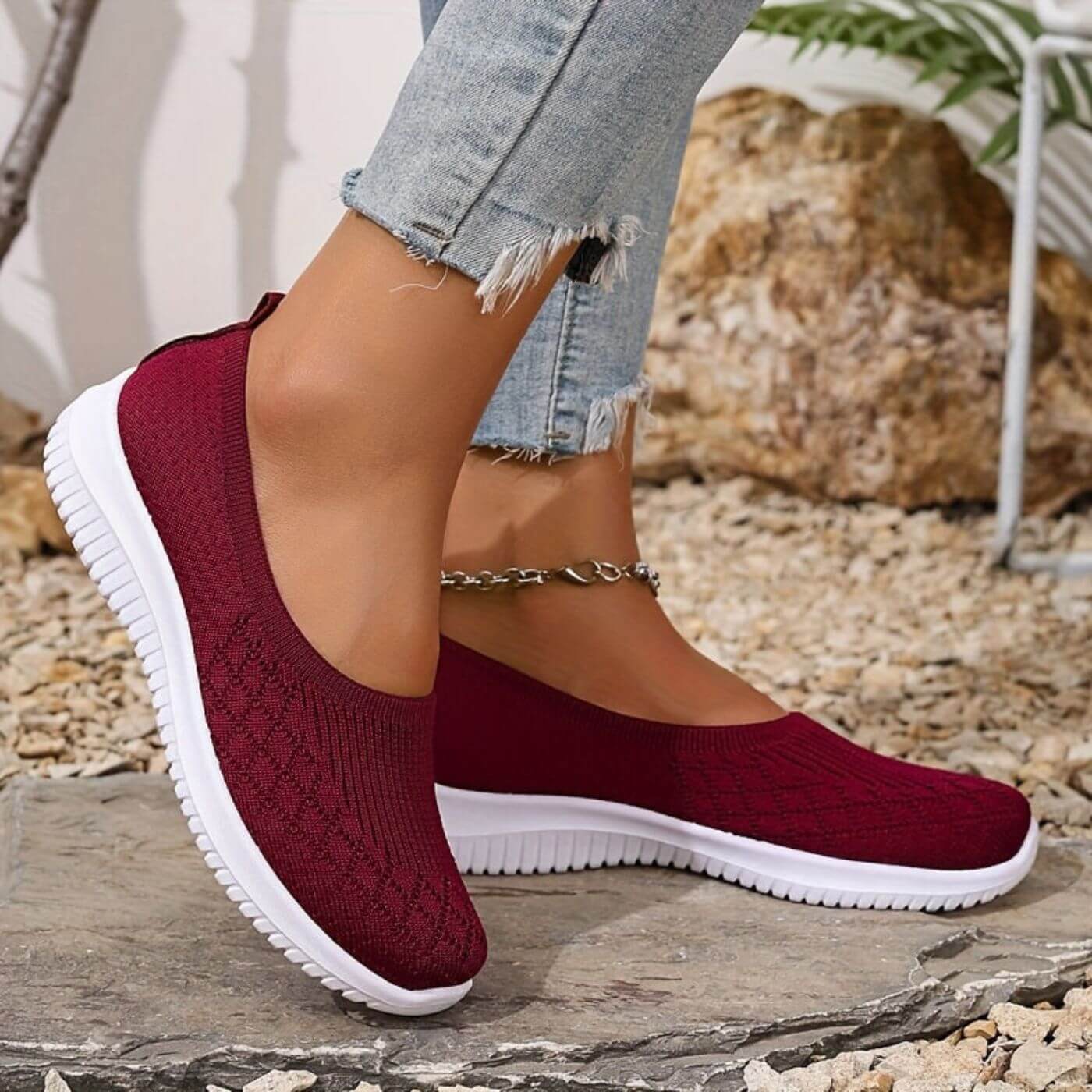 Diana - Andningsbara Slip-on Ortopediska Skor