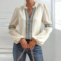 Emilia™ - Elegant och Luftig Blus