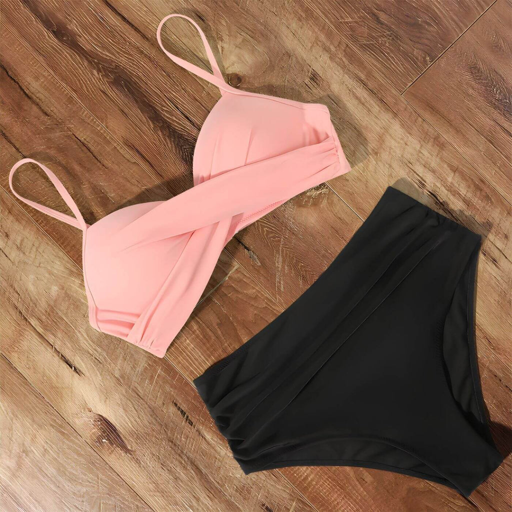 Eva™ – Bikini med Hög Midja