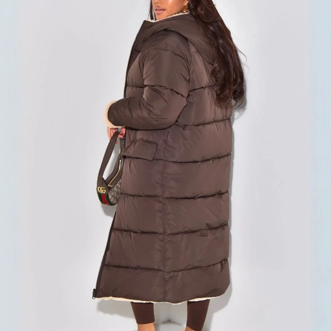 Women's Long Reversible Winter Coat – Limo Atelier