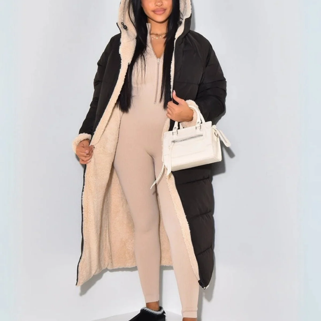 Women's Long Reversible Winter Coat – Limo Atelier