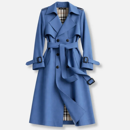Women's Belted Trench Coat with Tailored Long Fit – Limo Atelier