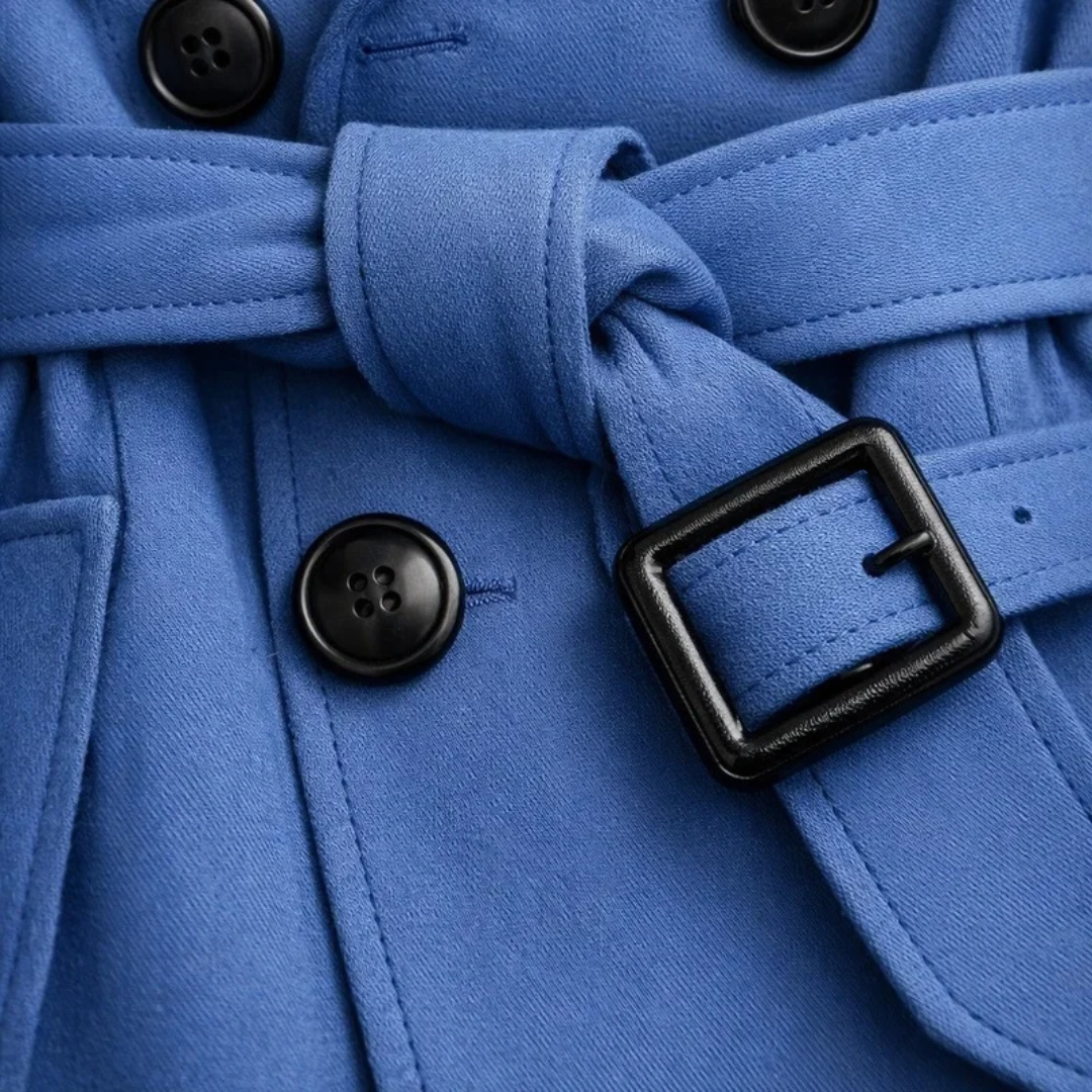 Women's Belted Trench Coat with Tailored Long Fit – Limo Atelier